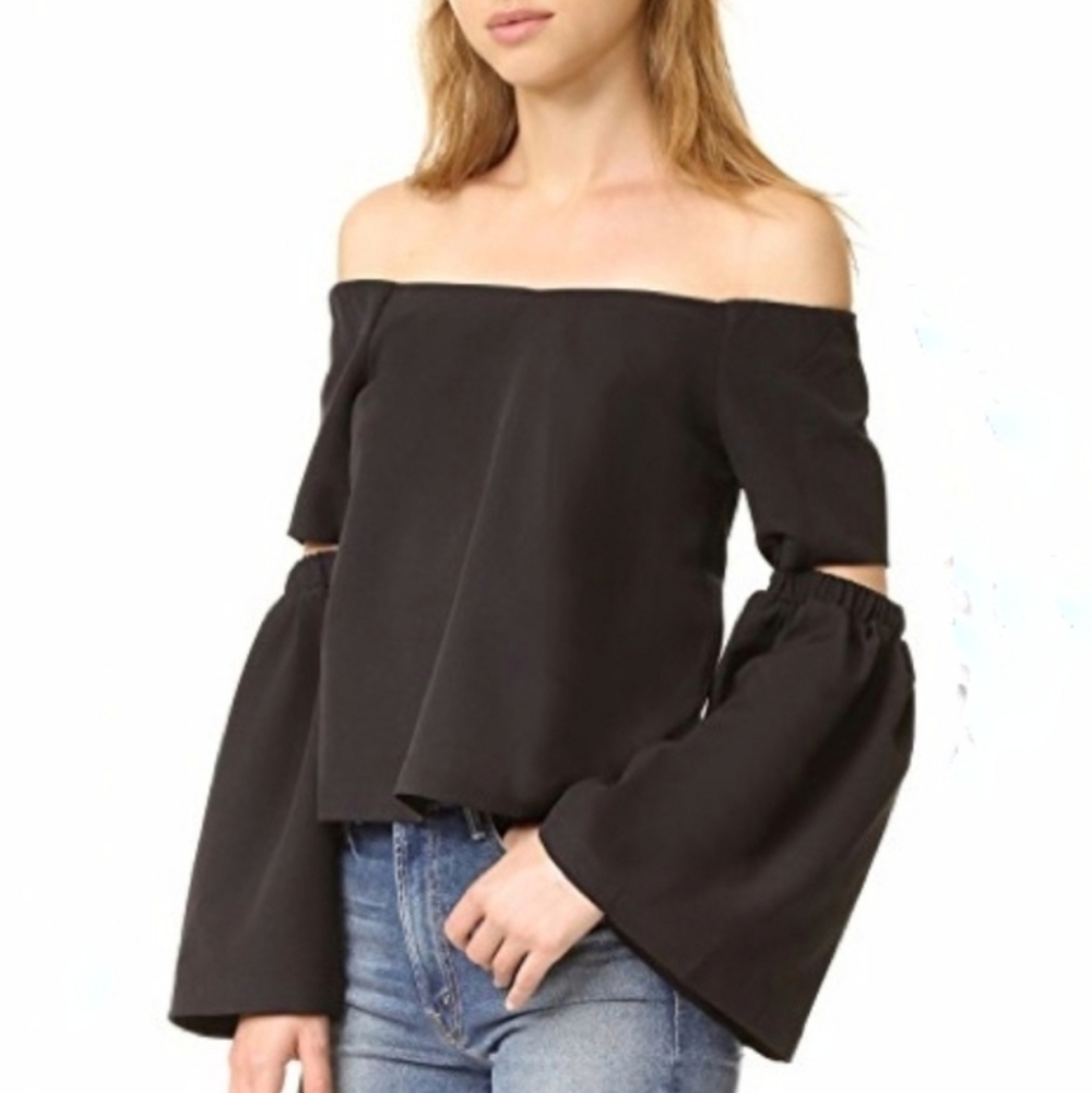 NEW! RE:NAMED Off the Shoulder Cut Out Top Lg.